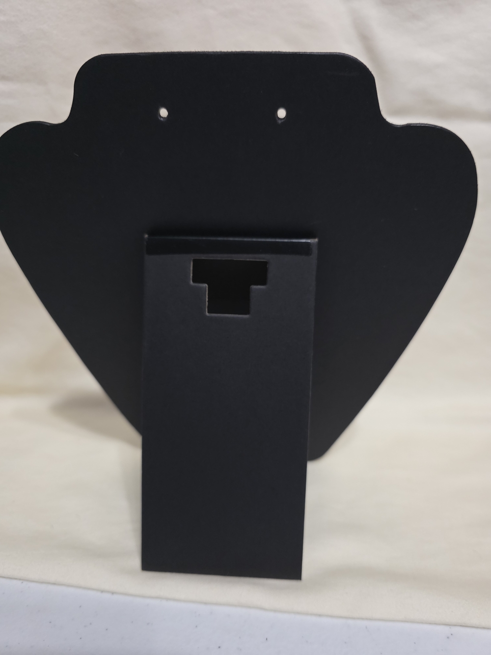 Five Velvet Jewelry Displays Necklace Bust - Black - Picture 2 of 3